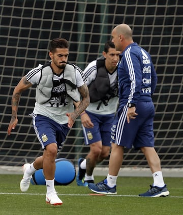 Barcelona 05 Junio 2018, Espaa
Entrenamiento de la Seleccion Argentina en el predio del Barcelona, Joan Gamper.
LANZINI
Foto Ortiz Gustavo
