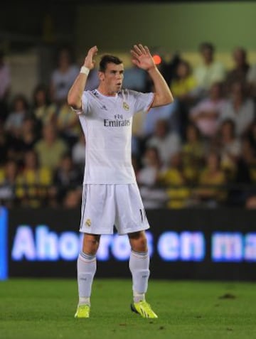Villarreal - Real Madrid. Gareth Bale en su primer partido con los blancos.