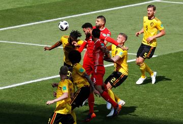 Al minuto del 2-0. Dylan Bronn se adelantó en una jugada a balón parado y acercó al combinado tunecino en el marcador.