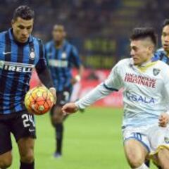 Murillo hace gol en victoria del Inter que es líder solitario