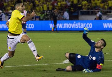 En imágenes la derrota de Colombia ante Paraguay