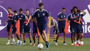 VALLADOLID, 16/09/21. PHOTOGENIC. ENTRENAMIENTO DEL REAL VALLADOLID.