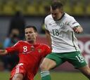 Rusia pierde una ocasión de oro al empatar con Irlanda