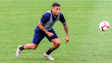 Darwin Machís entrena con normalidad antes del Elche