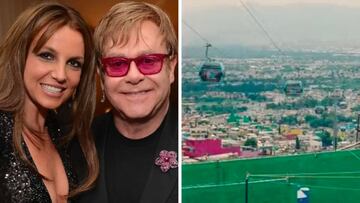 Cablebús de CDMX aparecerá en el nuevo video de Britney Spears y Elton John: cuándo se estrena