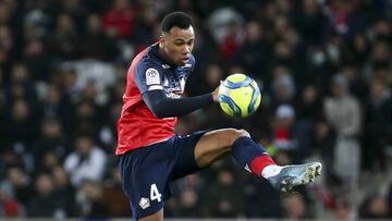 Gabriel Magalhaes, en un partido del Lille de esta temporada.