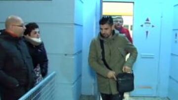 Nolito a la prensa: "No ves que estoy aquí, en Vigo"