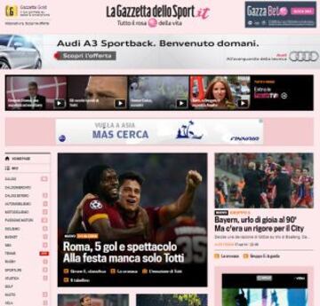 Portadas de la prensa extranjera