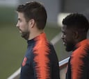 Piqué arriesgará en Mestalla: se probó y está en la lista