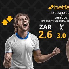 Real Zaragoza vs. Burgos CF: horario, dónde ver, pronósticos y estadísticas
