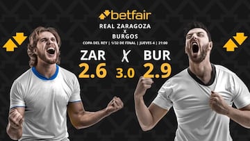 Real Zaragoza vs. Burgos CF: horario, dónde ver, pronósticos y estadísticas