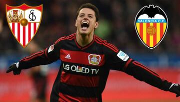 Valencia y Sevilla están decididos a fichar a Chicharito