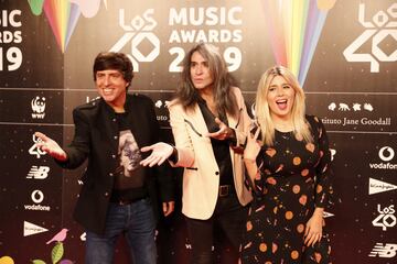 Los presentadores de 'Anda ya' Dani Moreno, Mario Vaquerizo y Cristina Boscá.