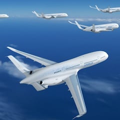 Airbus está probando una formación de vuelo inspirada en las aves para ahorrar combustible