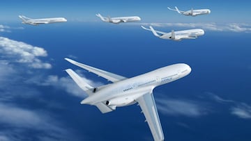 Airbus está probando una formación de vuelo inspirada en las aves para ahorrar combustible