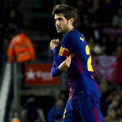Sergi Roberto, lesionado, no irá a Londres ni Mestalla