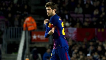 Sergi Roberto, lesionado, no irá a Londres ni Mestalla