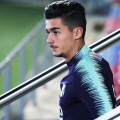 Pocas bromas con Chumi en el vestuario tras el partido de Copa