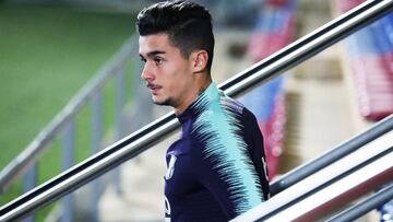 Pocas bromas con Chumi en el vestuario tras el partido de Copa