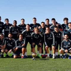 Modric celebró el Balón de Oro con toda la plantilla blanca