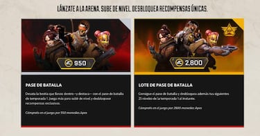 Apex Legends Temporada 1: novedades, recompensas y precio del pase de batalla