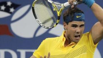 <b>SUDOR Y... SONRISAS.</b> Le costó, pero Rafa Nadal supo sufrir para derrotar al alemán Kiefer y colarse en la siguiente ronda del US Open.