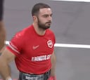 A Fabián Beneito se le escapan los 160 kg de clean & jerk
