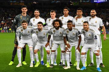 Once inicial del Real Madrid