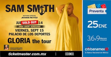 Sam Smith en México: fechas, conciertos de 2023 y entradas