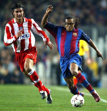 Edgar Davids en el Barcelona.