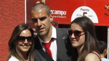 <b>REFERENCIA. </b>Negredo recibió ánimos antes de partir a Mallorca.