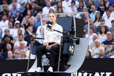 Veljovic, la jueza que paró a Federer, lucha por más paridad en el arbitraje