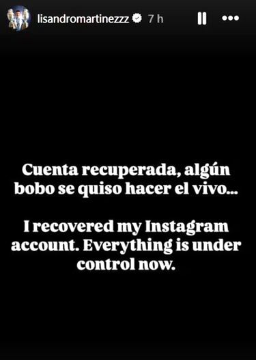 Hackean la cuenta de Instagram de Lisandro Martínez para hacer una parodia de Lionel Messi