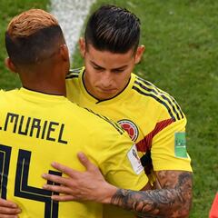 Muriel habla de los rumores de una supuesta pelea con James