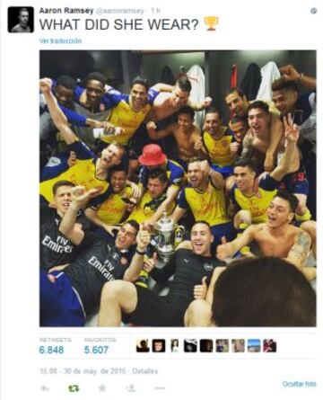 Alexis y Arsenal celebraron en las redes
