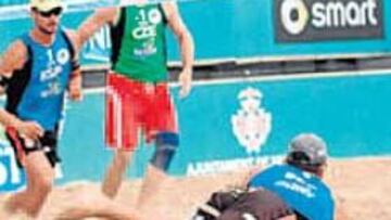 <b>SIN ERROR. </b>Herrera y Mesa no pueden perder ya más partidos.