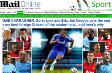 Portadas de la prensa extranjera