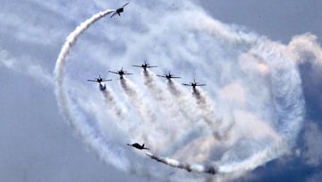 El mejor espect¨¢culo en el aire lo pone la Patrulla ?guila