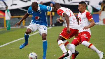 Mira los duelos hombre por hombre entre Millonarios y Santa Fe