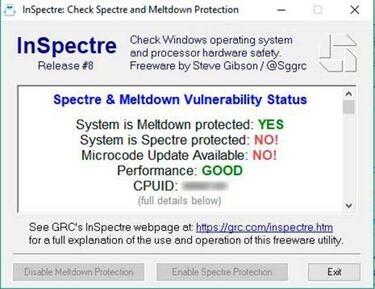Cómo saber si estás siempre protegido contra Spectre y Meltdown
