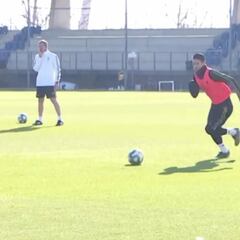 James completa el 4to entreno con el Madrid antes del Getafe