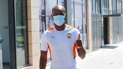 Dimitri Foulquier, en Mestalla.