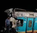 Al menos 70 muertos en un choque de trenes en India