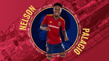 Nelson Palacio, nuevo jugador de Real Salt Lake.