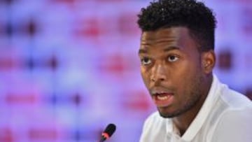 Daniel Sturridge, en rueda de prensa.