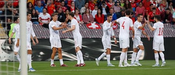 Sarabia anotó el 0-1