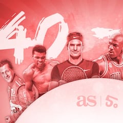 Los 50 mejores deportistas mundiales: hoy del 40 al 31