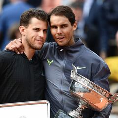 Thiem, el gran beneficiado por la baja de Nadal en Roland Garros