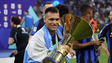 Campe¨®n con el Inter, m¨¢ximo goleador de la temporada y MVP de la Serie A, as¨ª parte Lautaro Mart¨ªnez a Copa Am¨¦rica.