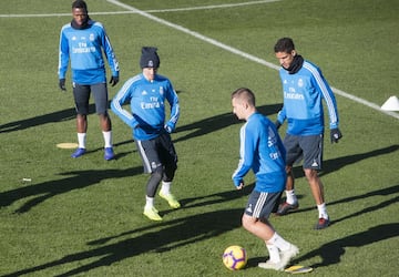 El Madrid entrena en víspera de Reyes Magos